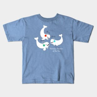 Holiday Carolers of the Sea (Belugas) Kids T-Shirt